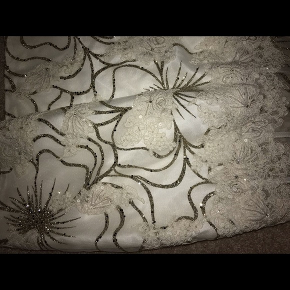 Mini White Formal Dress - Picture 4 of 6